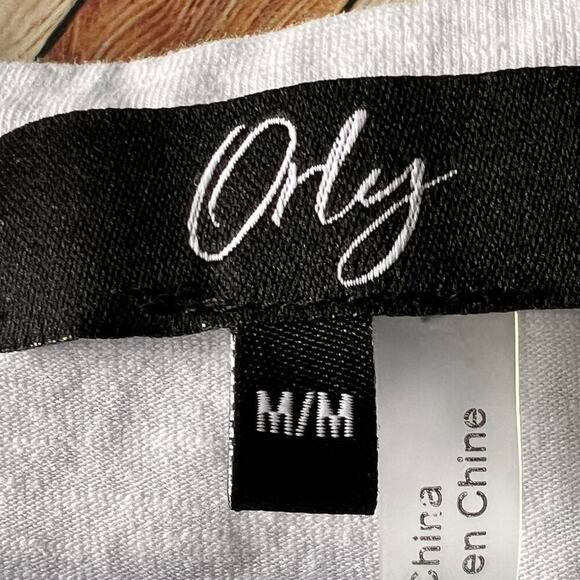 Orly Colorful French Bulldog Print Crew Neck T-Shirt White Women's Medium - Picture 4 of 5